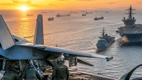 US forces sustain Gulf shipping mission as carrier crews face prolonged strain
