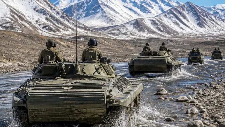 Indian Army trains tanks and ICVs for high-altitude operations in Ladakh