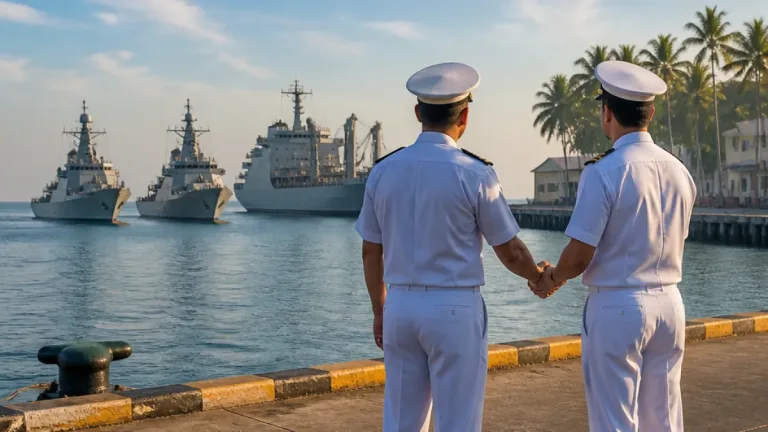 Russian Pacific Fleet ships visit Kochi; senior Russian officer meets Southern Naval Command chief of staff