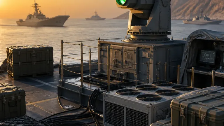 French carrier Charles de Gaulle tested HELMA‑P laser anti‑drone system during La Fayette 26